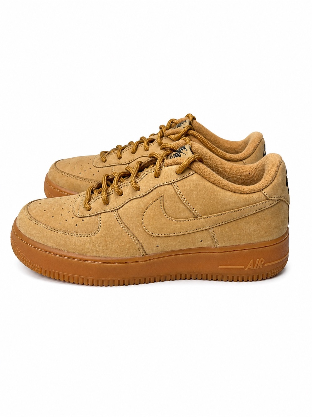 Nike Air Force 1 Low Wheat Flax Gum Sole Sneakers, 6Y - Picture 4 of 7